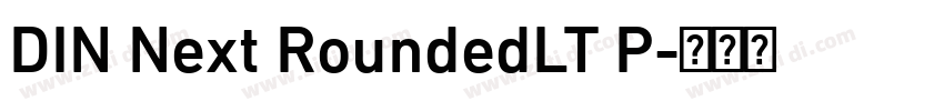 DIN Next RoundedLT P字体转换